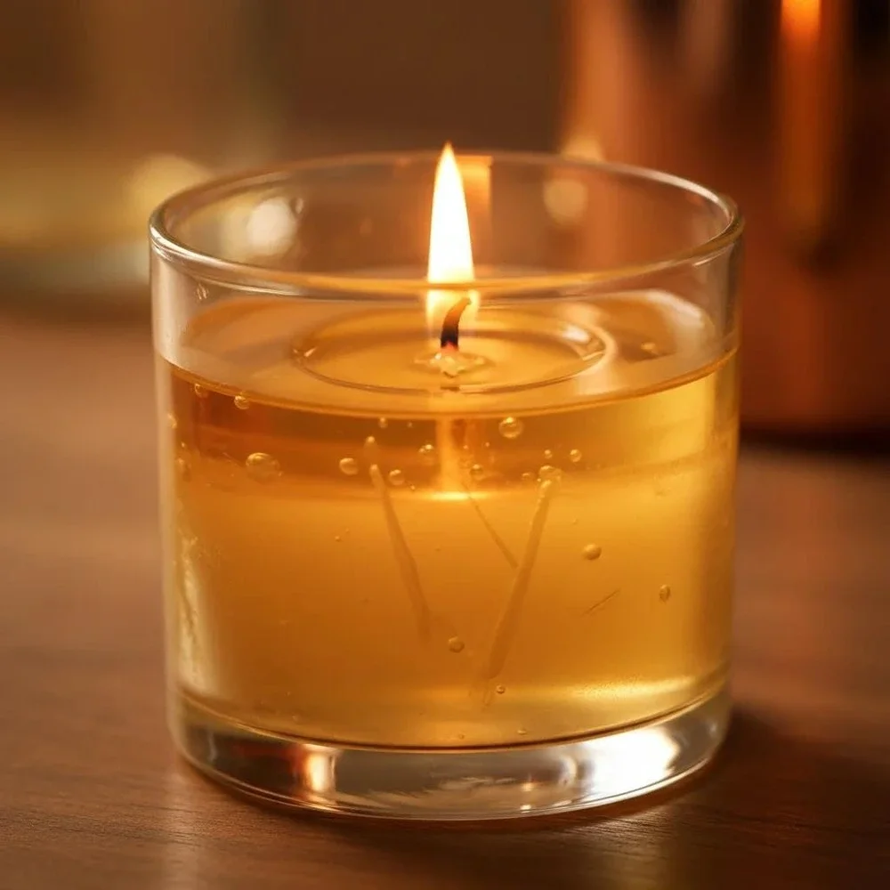 Amber Glow‎ Candle - Warm Scented Soy Candle